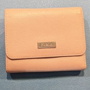 EUC Auth Furla Saffiano Folding Wallet